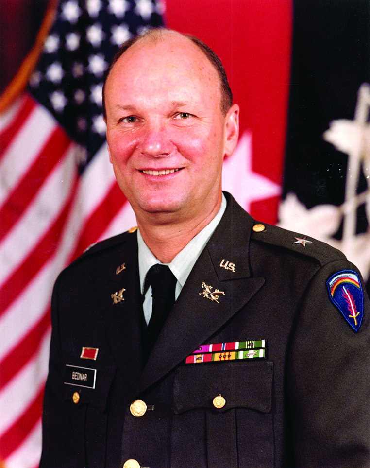 BG Richard “Dick” Bednar (circa 1982). (Photo
        courtesy of author)